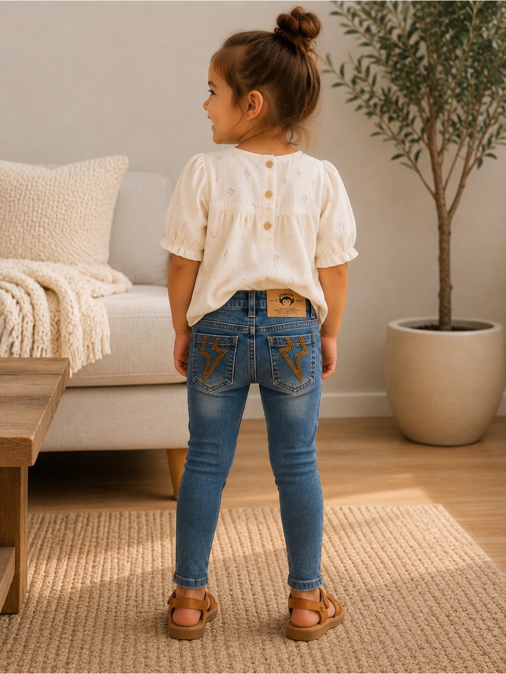 Appaman Kids Lightning Bolt Skinny Jeans